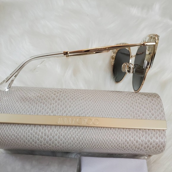 Jimmy Choo Audrey Cat Eye Crystal Embellished Sunglasses - Picture 6 of 10